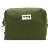 HINDBAG toilettas Leon groen - biologisch katoen - GOTS - Groen