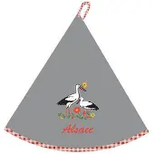 Winkler Ronde handdoek blom alsace