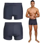 Brunotti Zwembroek Men Samier-Logo Swim Trunks Titanium-M