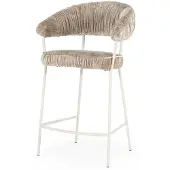 Meubelplaats Barstoel Lizzy | taupe | Eleonora