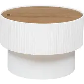 Atmosphera Enola - Salontafel met opbergruimte - 55 cm - Wit