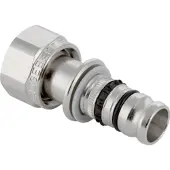 Geberit Mepla aansluiting met wartelmoer, DN 20, 613.583.22.5