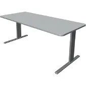 Kerkmann Büromöbelfabrik Bureau Unic comfort grijs 180x80cm
