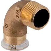 Geberit mapr koper knie bu 54 x 2"