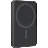 Gembird 15 W magnetische draadloze powerbank, 5000 mAh, zwart