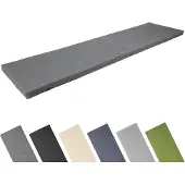 Garronda Bankkussen 160x40 cm – 4 cm dik – Waterafstotend & UV-bestendig – Grafiet GD-AM-Dino