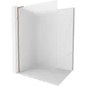 Mexen Kioto L douchewand Walk-in 90 x 200 , ijsglas, roségoud - 800-090-103-60-30