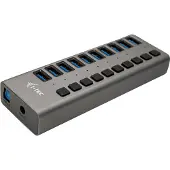 I-Tec USB 3.0 Charging HUB 10 Port U3CHARGEHUB10 USB-hub 10 poorten USB-A USB 3.0 5 GBit/s Grijs