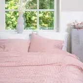 Town & Country Kussensloop Gingham Rosewood-60 x 70 cm (standaard)