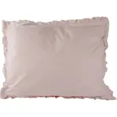 Town & Country Kussensloop Frilled Percale Pink-60 x 70 cm (standaard)