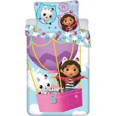 Gabby's Dollhouse Dekbedovertrek luchtballon - 140 x 200 cm - Katoen