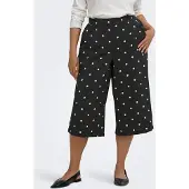 ONLY Carcarrie Cropped Fit Culotte Broek Dames Dubh 52