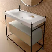 Muebles Wave onderkast module 90cm Moon Grey