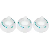 Difrax Zuigspeen Ring Natural 1-2-3 3x1 St Speen