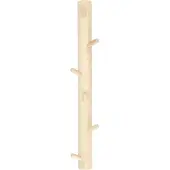 1898 Allsarp verticale knoplijst 6 haken Berk