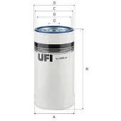 Ufi 23.629.00 Oliefilter