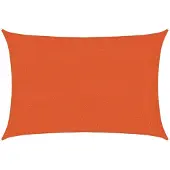 vidaXL Zonnezeil 160 g/m² 2x2,5 m HDPE oranje