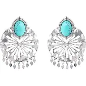 Luxenter Oorbellen 'Kumora' blauw