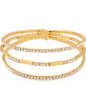 Luxenter Armband met schitterende zirkonia, 18-karaats geelgoud afwerking - Amlok