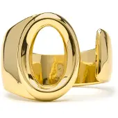 Luxenter Ring met 18-karaats geelgouden afwerking - Alphabet