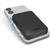 SBS Qi2 draadloze powerbank van 10.000 mAh met USB-C-aansluiting