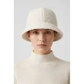 And Other Stories & Other Stories Walnut Boucle Bucket Hat White Maat: M/L | Hoeden Outlet | Dames | Wit