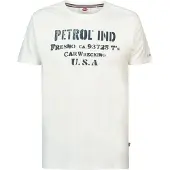 Petrol Industries Shirt donkerblauw / wit