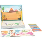 Lobbes Magnetisch Boek - Dinosaurus, 36dlg.