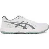 Asics Heren Upcourt 6 sneakers wit (46.5), Plat, Veters, Casual, Sportief, Mesh 1071A104