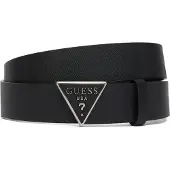 GUESS Leren riem Belt H35 W110 Black zwart