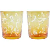Pols Potten Tumbler x Rijksmuseum Scattered Flowers Yellow (Set van 2)