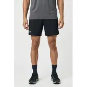 Under Armour Sportbroek 'Launch 5' lichtgrijs / zwart