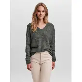 Vero Moda Trui 'Lefile' donkergroen