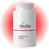 Vaud Vitamin D3 Forte - 75mcg D3 (3000 IE) - In Virgin Olijfolie - Botten & Weerstand - Softgels 100 St
