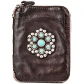Campomaggi Tosca Portemonnee RFID-bescherming Leder 13 cm bruin
