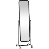 CLP Ststaande spiegel Medusa 317222 - 166x48x45 cm - Zwart
