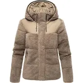 MARIKOO Functionele jas 'Kaguraa 16' cappuccino / bruin gemêleerd
