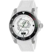 Gucci YA136330 Dive White Snake Motif Dial Herenhorloge