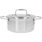 Demeyere 5-Plus RVS Kookpan Met Deksel 16cm - Roestvrij stalen Kookpot 1,5 L - Geschikt Voor Alle Warmtebronnen Inclusief Inductie - Duurzaam - Volledig PFAS- PFOA- en PTFE-vrij