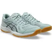 Asics Heren Upcourt 6 sneakers blauw (42.5), Plat, Veters, Casual, Sportief, Mesh 1071A104