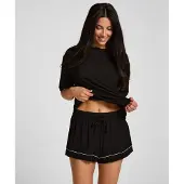 Hunkemoller Pyjamabroek 'Essential' zwart / wit