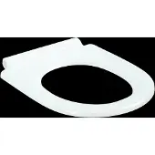 Villeroy & Boch O.novo ringzitting ovaal met RVS scharnieren, wit