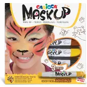 HOBBY2YOU Schminkstift make-up dieren set à 3 kleuren