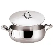 Sambonet Braadpan Kikka 2 Handles W/Lid 24 cm
