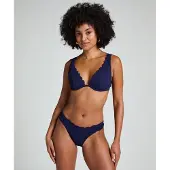 Hunkemoller Rio Bikinibroekje Scallop Blauw Dames | Maat: S