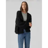 Vero Moda Gebreid vest 'VMMaybe' zwart