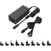 Conceptronic OZUL08B10 universele netadapter voor notebooks, inclusief 10 verschillende adapters. 90W