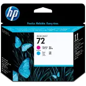 HP 72 (C9383A) printkop magenta en cyaan (origineel)