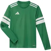 Adidas Squadra 25 Voetbalshirt Lange Mouwen Kids Groen Wit | 152