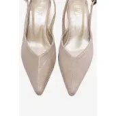 Forever & Always Dioris Leren Slingback Kitten Hak Pump